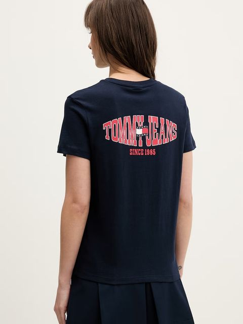 Tommy Jeans T-shirt damski bawełniany - zdjęcie produktu nr 1