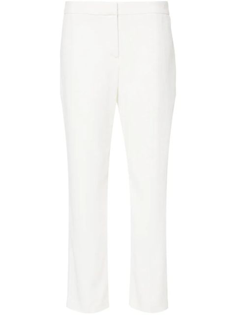 Alexander McQueen crepe cigarette trousers - White - zdjęcie produktu nr 1