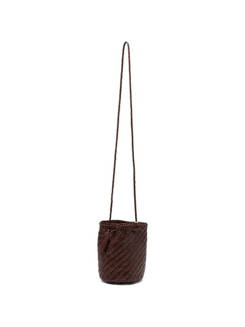DRAGON DIFFUSION tassel-detail bucket bag - Brown