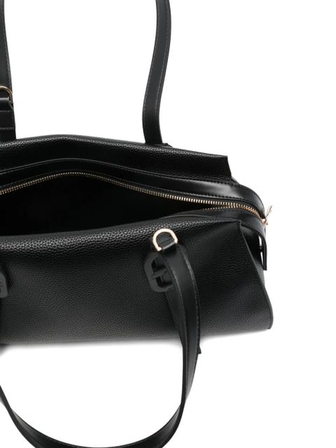 TWINSET leather shoulder bag - Black