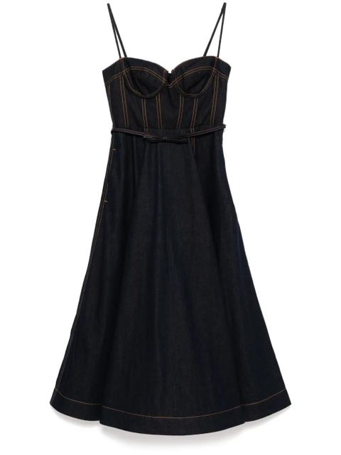 ZIMMERMANN denim corset dress - Blue - zdjęcie produktu nr 1