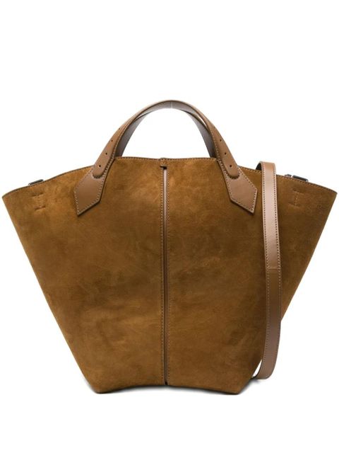 Proenza Schouler large Chelsea suede tote bag - Brown - zdjęcie produktu nr 1