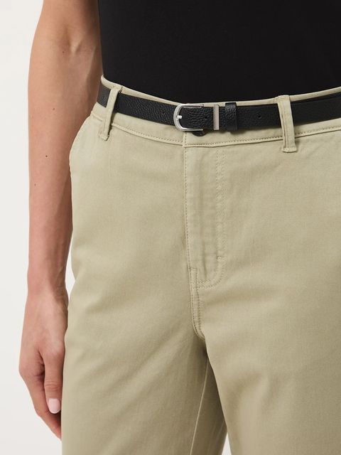 Medicine spodnie damskie kolor czarny fason chinos medium waist