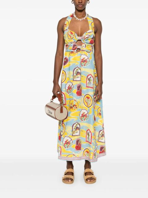 ALEMAIS Emilio midi dress - Blue - zdjęcie produktu nr 2