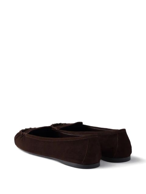 Prada suede loafers - Brown
