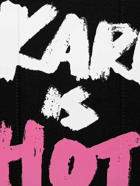 Karl Lagerfeld torebka bawełniana Karl Lagerfeld x Paris Hilton kolor czarny A4W50075