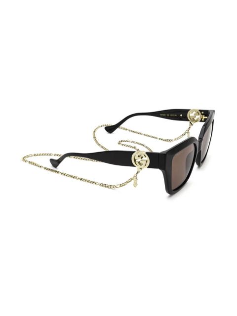 Gucci Eyewear square-frame sunglasses - Black - zdjęcie produktu nr 2