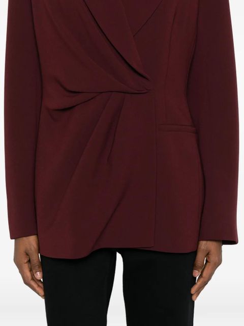 Max Mara twist-detail jacket - Red