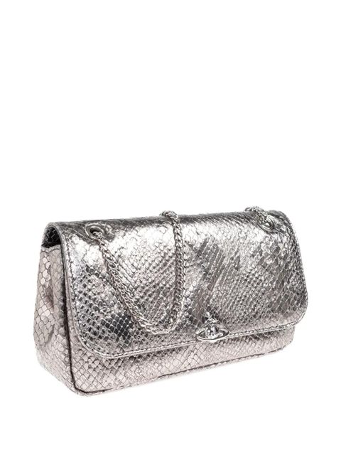 Vivienne Westwood Orb-plaque cross body bag - Silver