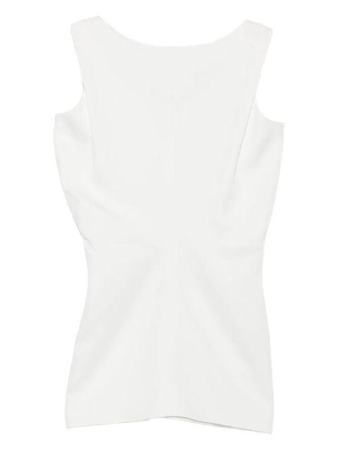 KHAITE Toma mini dress - Neutrals - zdjęcie produktu nr 1