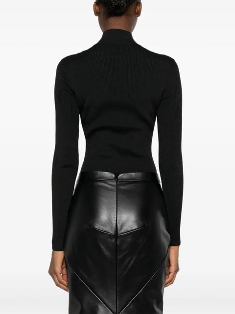Givenchy high-neck logo bodysuit - Black