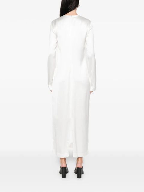 TOTEME long-sleeve midi dress - White