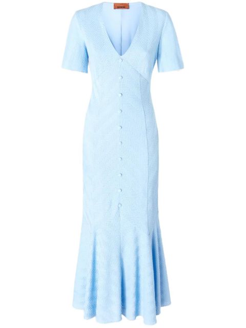 Missoni chevron-woven maxi dress - Blue - zdjęcie produktu nr 1