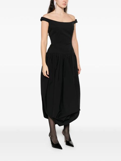 Magda Butrym pleated dress - Black
