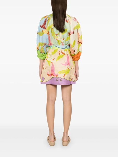 ALEMAIS Rafaela mini dress - Blue