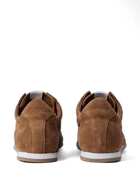 TOTEME Flex lace-up leather sneakers - Brown - zdjęcie produktu nr 2