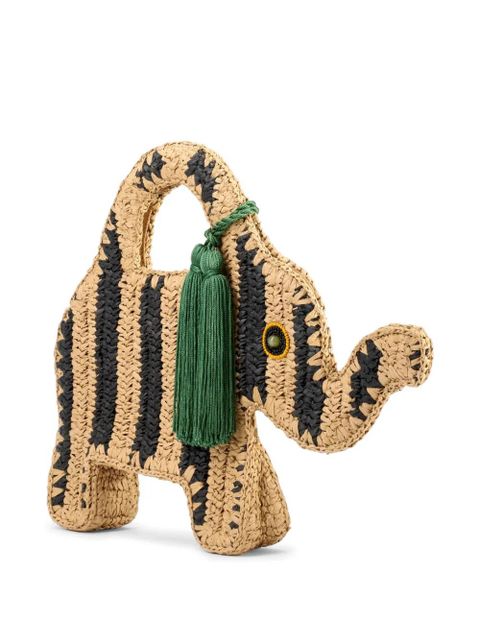 Simon Miller elephant-shape striped mini bag - Neutrals - zdjęcie produktu nr 2