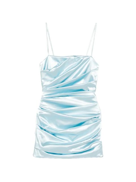 Dolce & Gabbana gathered strappy mini dress - Blue - zdjęcie produktu nr 1