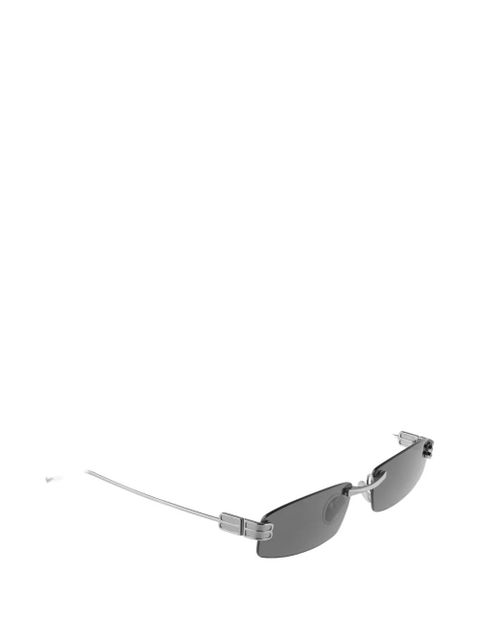 Balenciaga Gossip rectangle-frame sunglasses - Silver - zdjęcie produktu nr 2