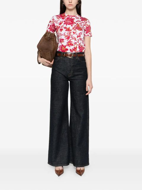 ETRO floral-print T-shirt - White - zdjęcie produktu nr 2