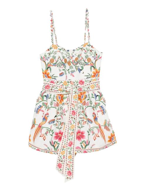 FARM Rio linen romper - White - zdjęcie produktu nr 1