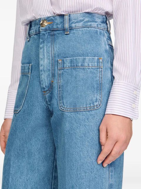 SANDRO wide-leg jeans - Blue