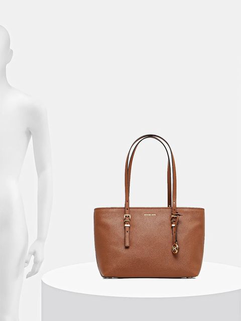 MICHAEL Michael Kors torebka skórzana QUINN kolor brązowy 30T5GQNT2L