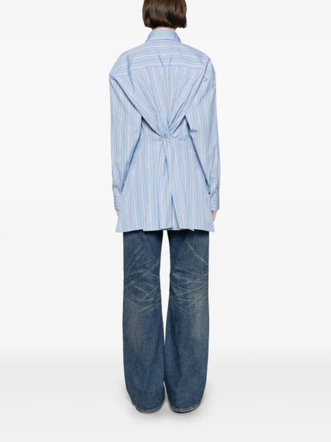 ETRO knot-detail shirt - Blue