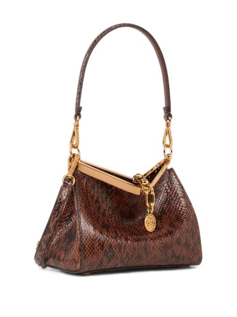 ETRO small Vela elaphe-leather shoulder bag - Brown - zdjęcie produktu nr 2