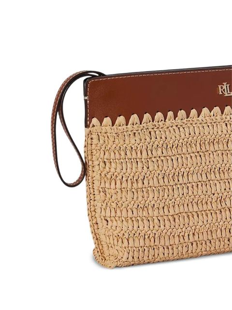 Lauren Ralph Lauren woven top handle purse - Neutrals