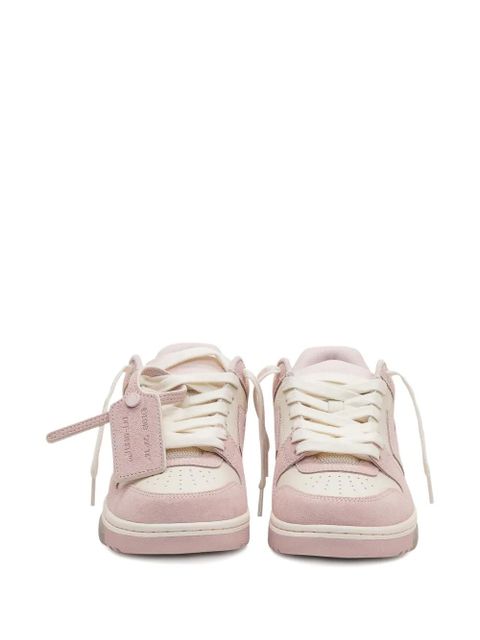 Off-White Out Of Office suede leather sneakers - Pink