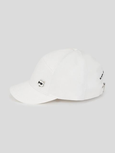 Karl Lagerfeld czapka z daszkiem bawełniana IKON