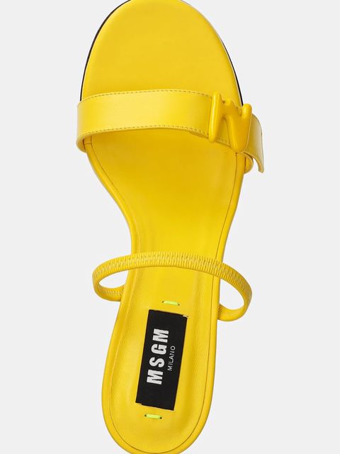 MSGM sandały skórzane