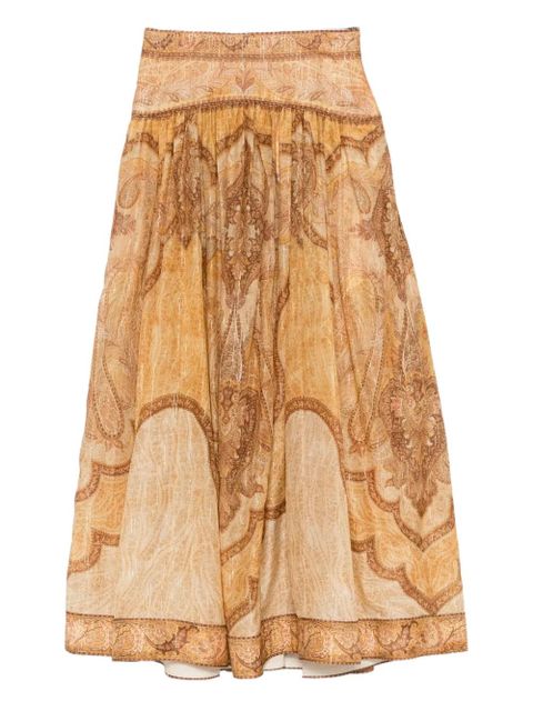 ZIMMERMANN Wanderlust maxi skirt - Yellow - zdjęcie produktu nr 1