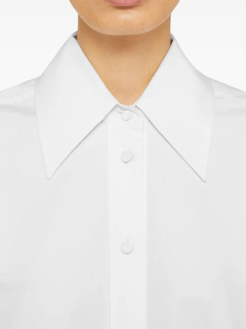 Jil Sander oversized-collar cotton shirt - White