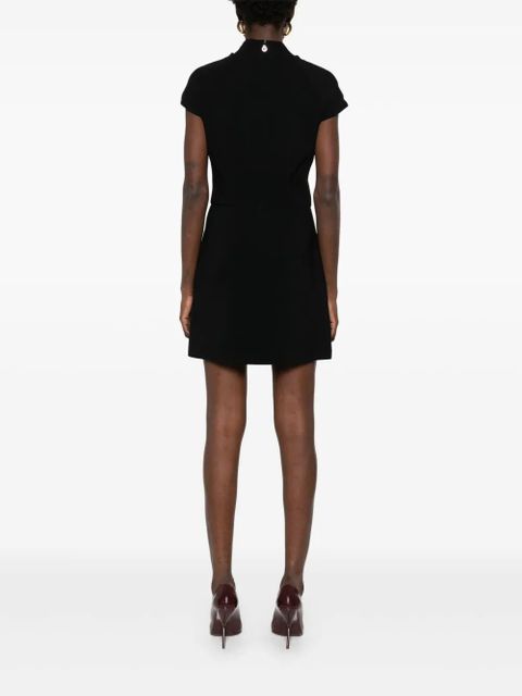Versace crepe mini dress - Black