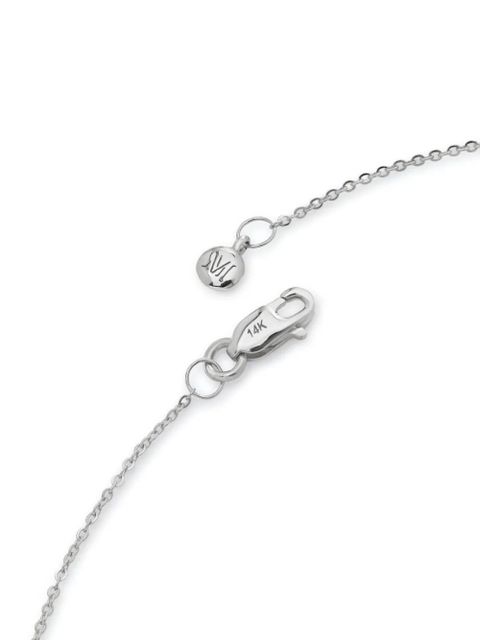 Monica Vinader 14K white gold Super Fine bracelet - Silver