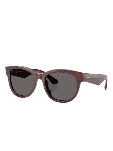 Burberry Eyewear check-pattern sunglasses - Red - zdjęcie produktu nr 2