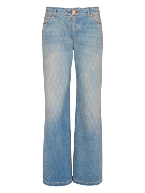 Balmain diamond-stitched jeans - Blue - zdjęcie produktu nr 1