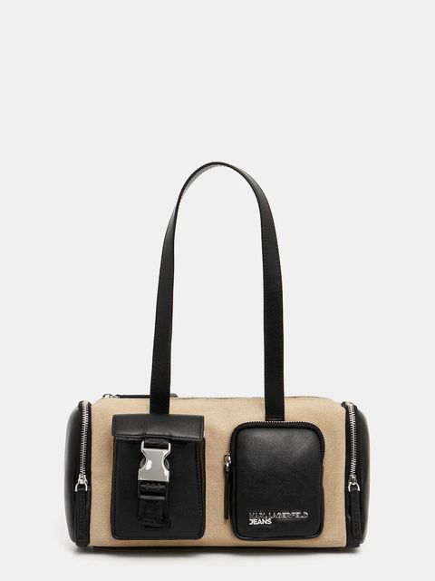 Karl Lagerfeld Jeans torebka kolor beżowy A3W30233 - zdjęcie produktu nr 1