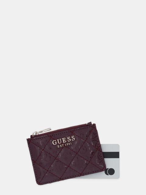 Guess portfel IDRA damski kolor bordowy SWGG81 57505 - zdjęcie produktu nr 2