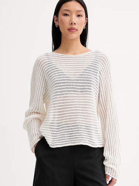 Marc O'Polo sweter damski z lnem - zdjęcie produktu nr 1