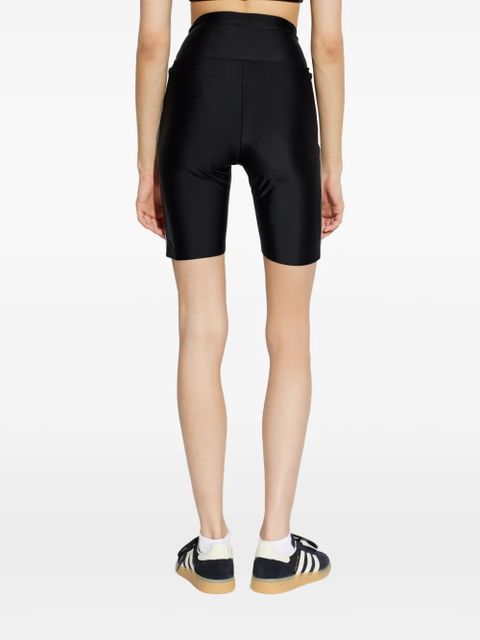 Moschino logo-tape cycling shorts - Black