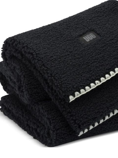 UGG logo-detail scarf - Black - zdjęcie produktu nr 2