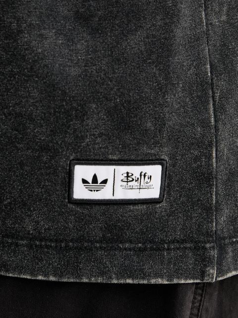 adidas Originals t-shirt bawełniany Buffy Tee Os damski kolor czarny JW0154