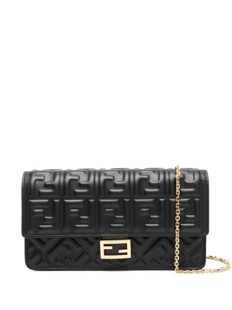 FENDI Baguette wallet-on-chain - Black - zdjęcie produktu nr 1