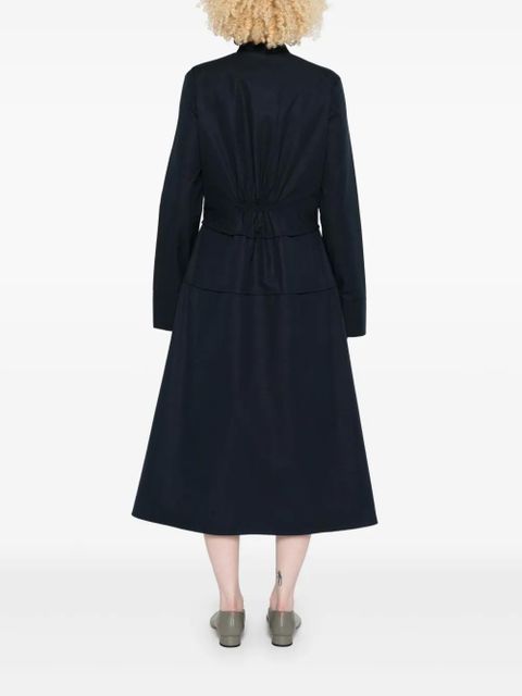 Jil Sander organic cotton dress - Blue