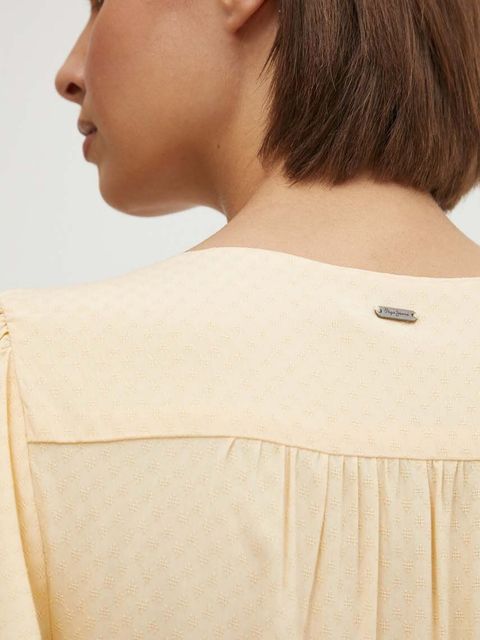 Pepe Jeans sukienka NANI kolor pomarańczowy mini rozkloszowana PL953568