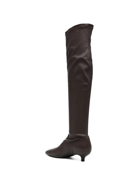 TOTEME nappa knee-high boots - Brown