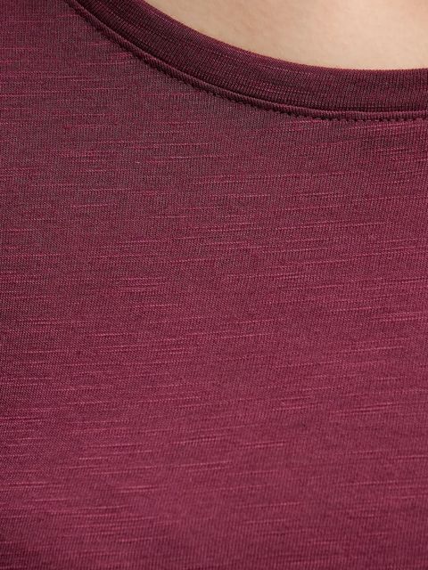 Sisley longsleeve damski kolor bordowy